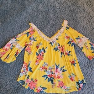 Womens Cold Shoulder Top